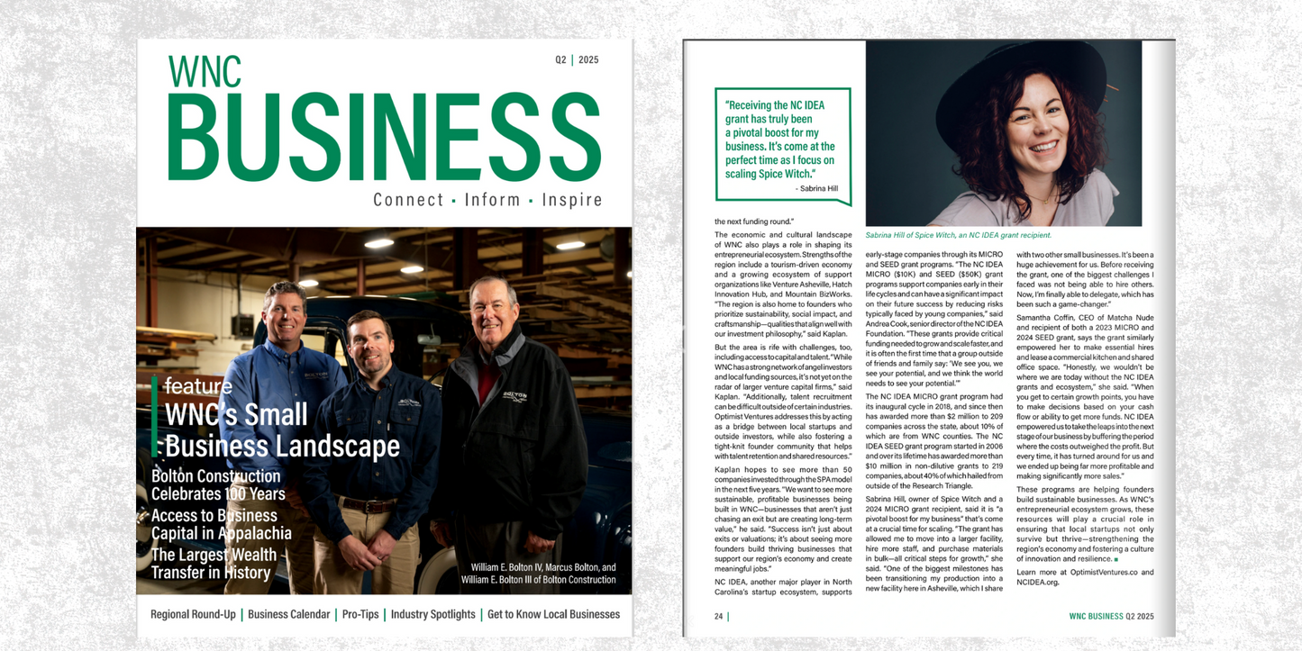 Spice Witch in WNC Business!