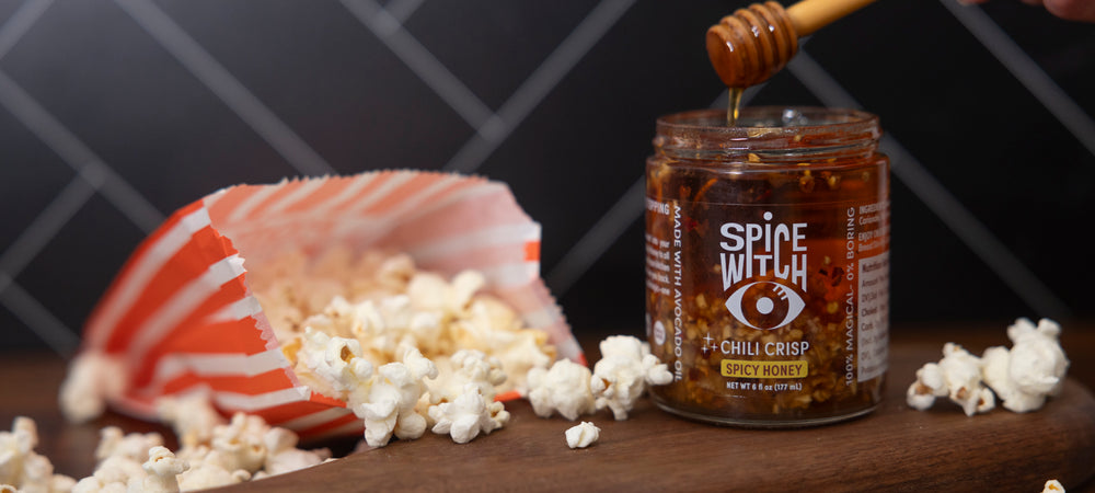 Spicy Honey Chili Crisp Popcorn