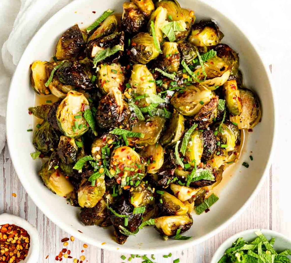 Chili Crisp Hot Honey Brussels (The Holiday Scene-Stealer)