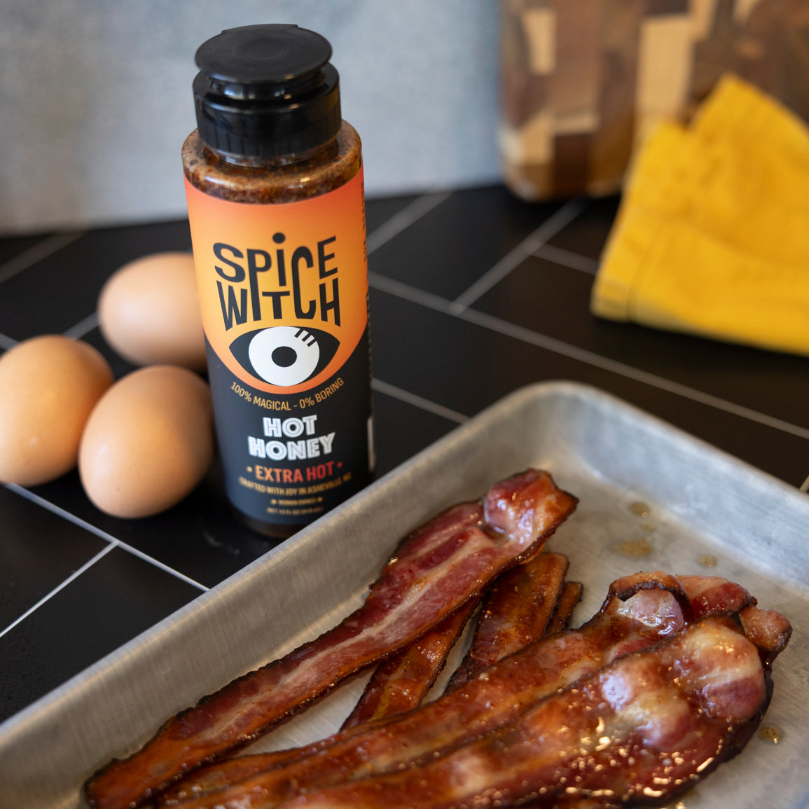 Candied Extra Hot Honey Bacon
