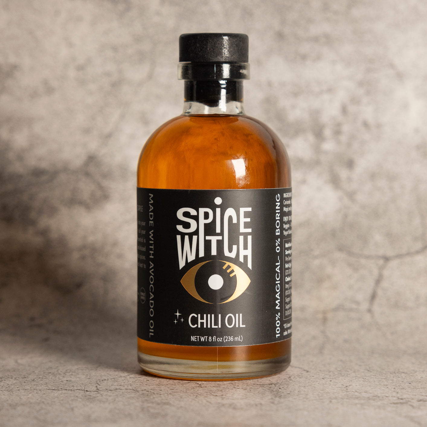 Chili Oil + Spout- Spicy Cooking Oil with Kitchen Spout 14oz Chili Oil + Golden Spout Chili Oil + Spout- Spicy Cooking Oil with Kitchen Spout 14oz Chili Oil + Golden Spout