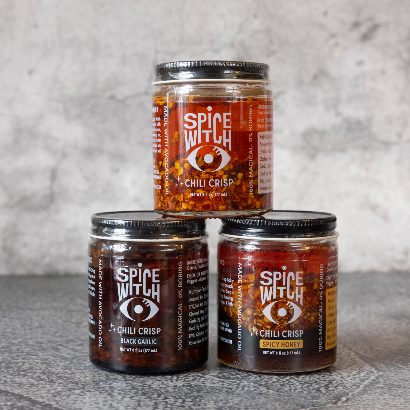 Chili Crisp Box of 3 | Pick Your Flavors | Spice Witch