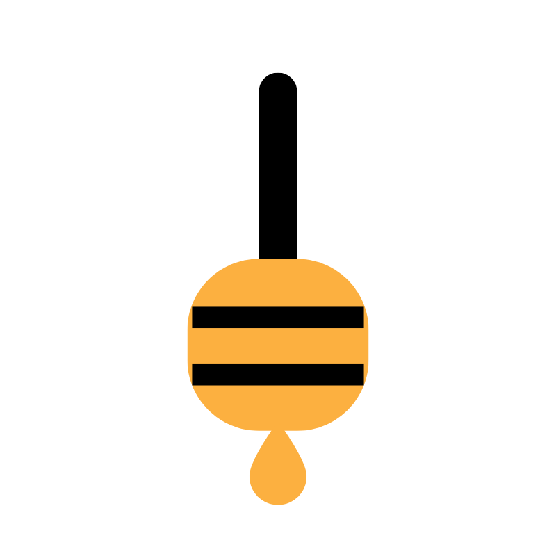 Honey dipper icon